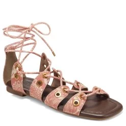 La Kathleen Lace Up Flats