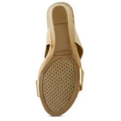 Aerosoles Plymouth Wedge Sandal - 5M - GOLD COMBO -Aerosoles Store PLYMOUTH 1753773 5