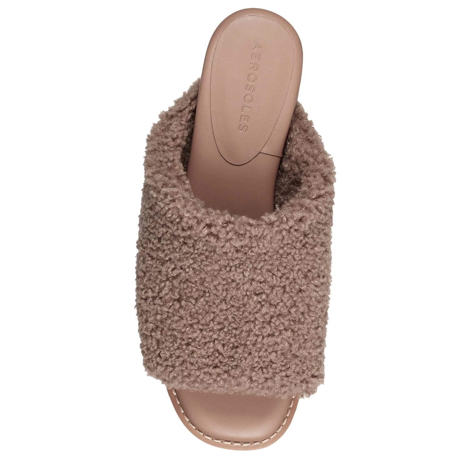 Aerosoles Yorketown Faux Shearling Sandal 3 Aerosoles Yorketown Faux Shearling Sandal - Image 3
